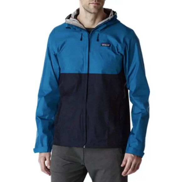 Patagonia Men’s Torrentshell Jacket XXL Blue Navy Waterproof Rain H2No NWT - Picture 1 of 14